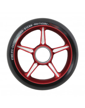 ETHIC Roue CALYPSO 125mm Sans roulements Rouge [x1]