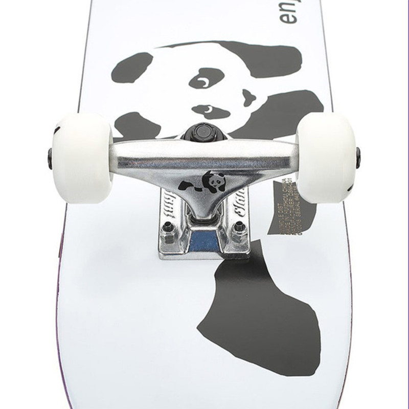 ENJOI Skateboard complet WHITEY PANDA SOFT TOP RESIN 6.75 White