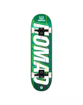 NOMAD SKATEBOARDS Skateboard complet GLITCH Forest Green 8.0 Green