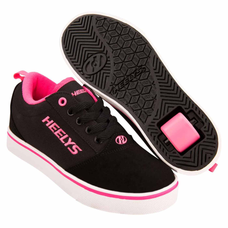 HEELYS Chaussure à roulette PRO 20 (HE100933) Black Pink Nubuck