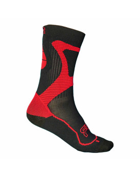 FR SKATES NANO SPORT Sock Black Red