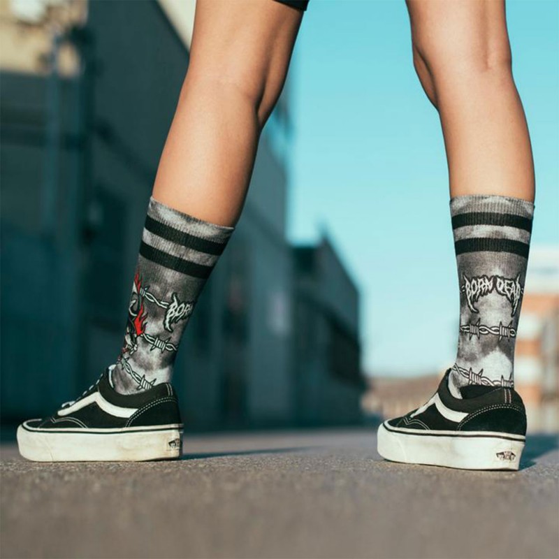AMERICAN SOCKS Chaussettes MID HIGH SIGNATURE SERIES Born Dead AMERICAN SOCKS Chaussettes MID HIGH SIGNATURE SERIES Born Dead