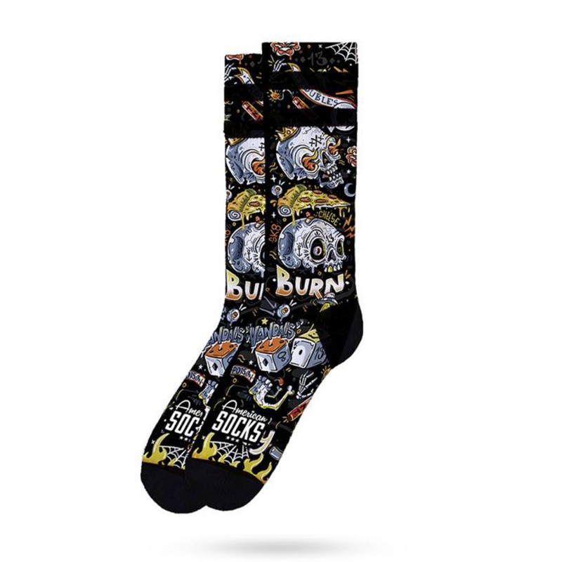 AMERICAN SOCKS Chaussettes Mid High Signature Series Lucky Vandals