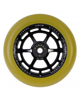 URBANARTT Roue CIVIC 110x24mm Black Army Green [x2]