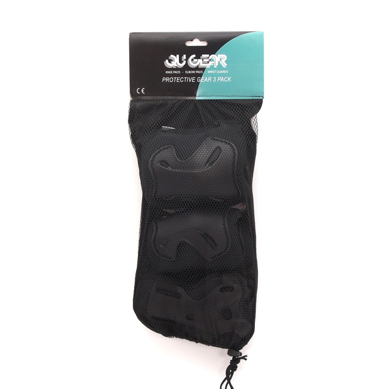 QU GEAR Pack 3 Protections SPK311 Black QU GEAR Pack 3 Protections SPK311 Black