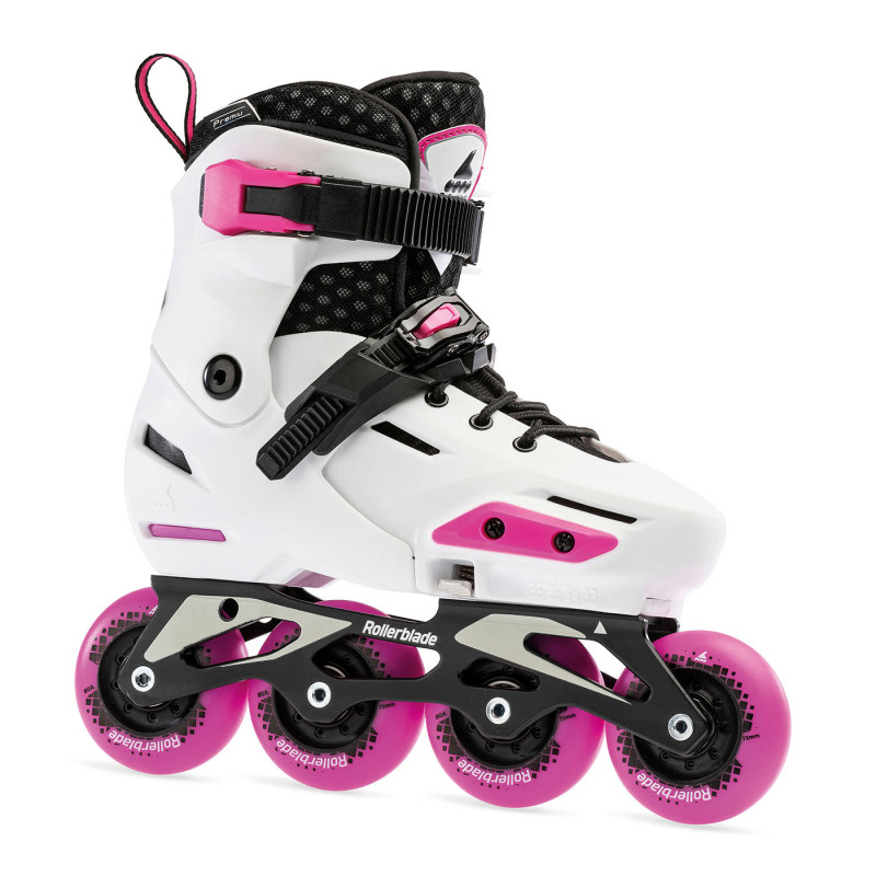 ROLLERBLADE Roller enfant APEX G Blanc Rose ROLLERBLADE Roller enfant APEX G Blanc Rose
