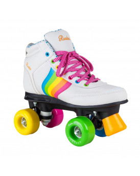 ROOKIE Roller Quad FOREVER Blanc Rainbow